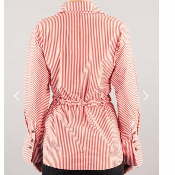 Gianni Striped Belted Shirt - Picture 10 of 11